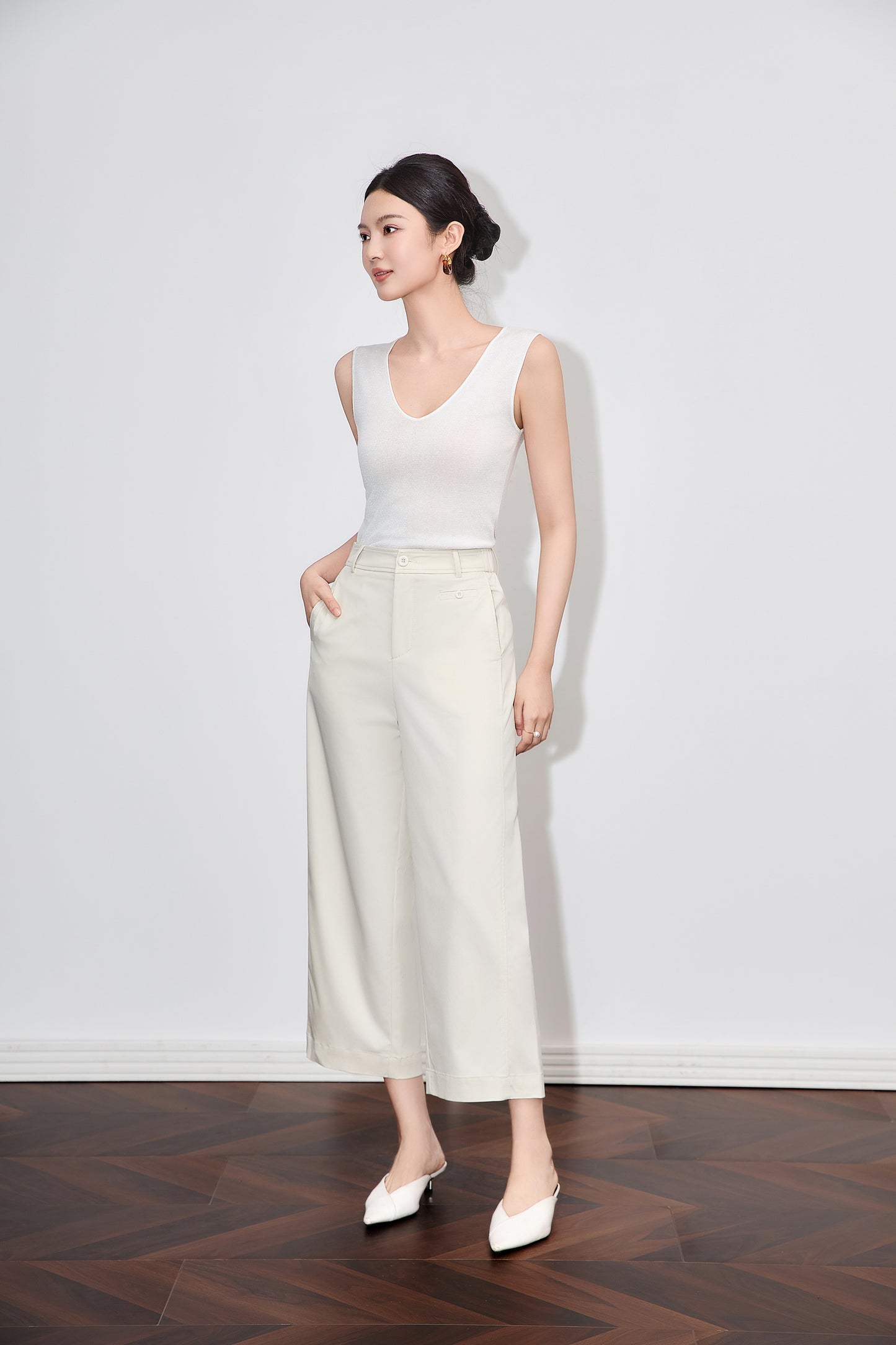 25ss High-elasticity casual pants