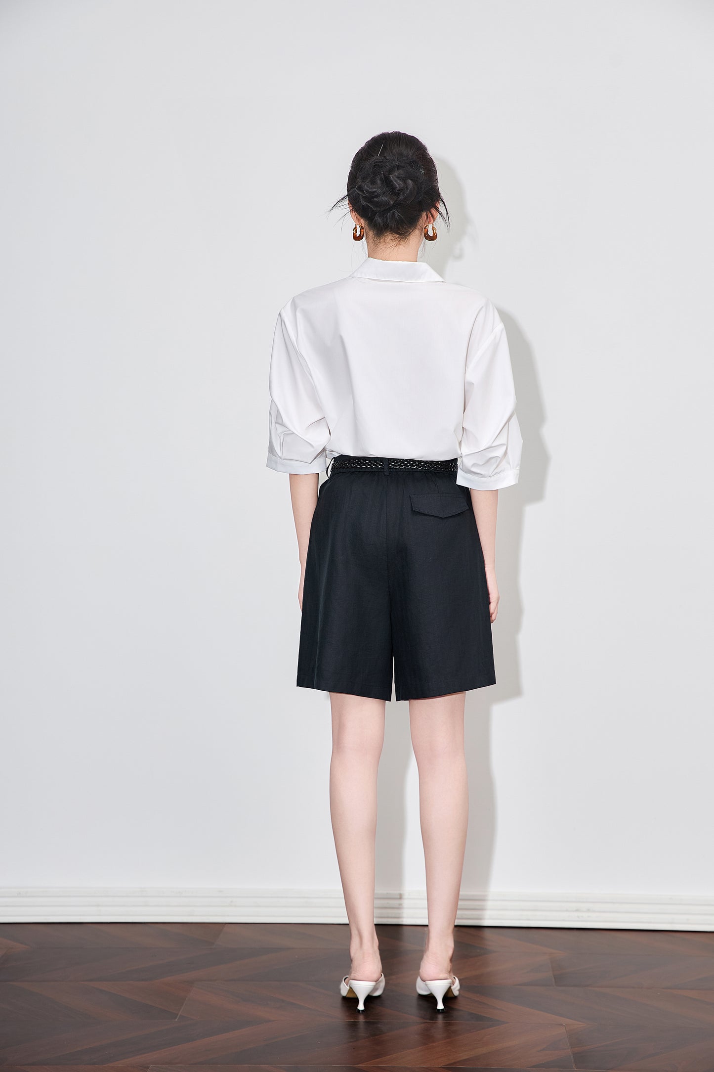25ss Tencel linen straight-leg pants
