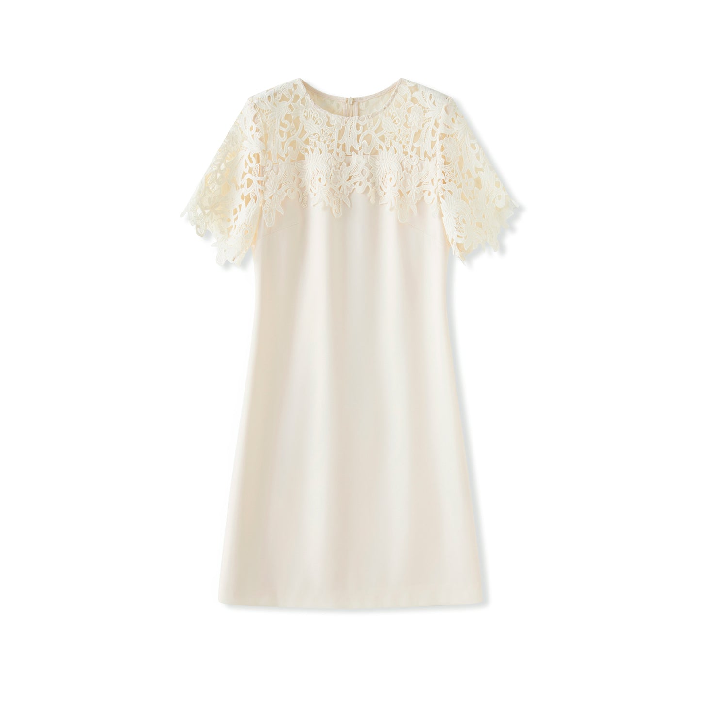 25ss Lace embroidered dress