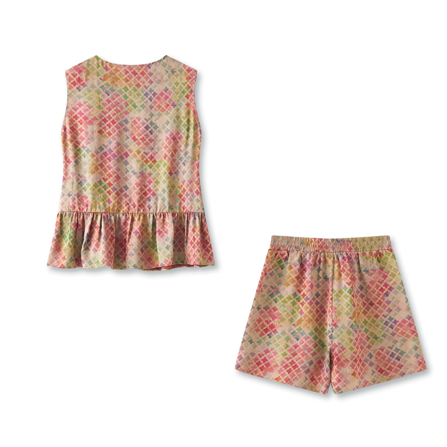 25ss A two-piece set of Chinese-style jacquard waistcoats
