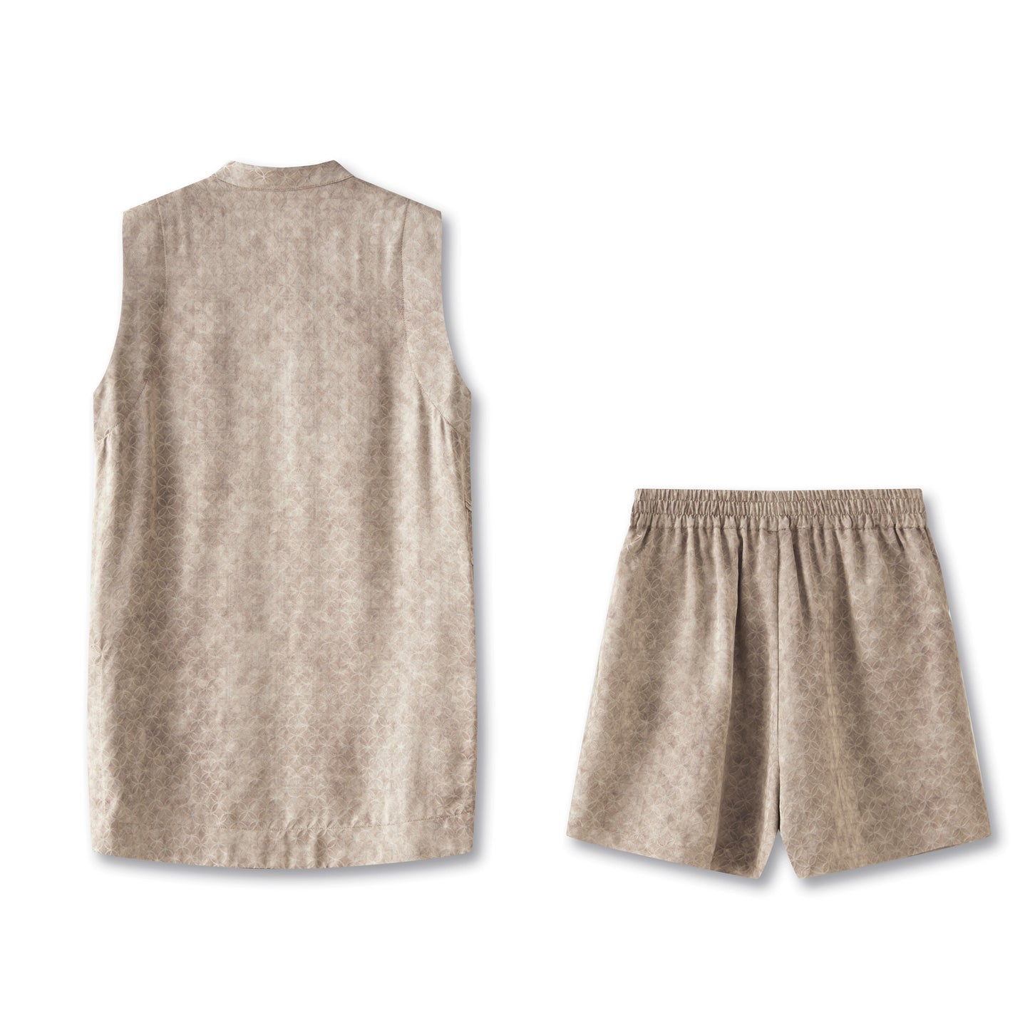 25ss New Chinese-style Xiangyunsha waistcoat set