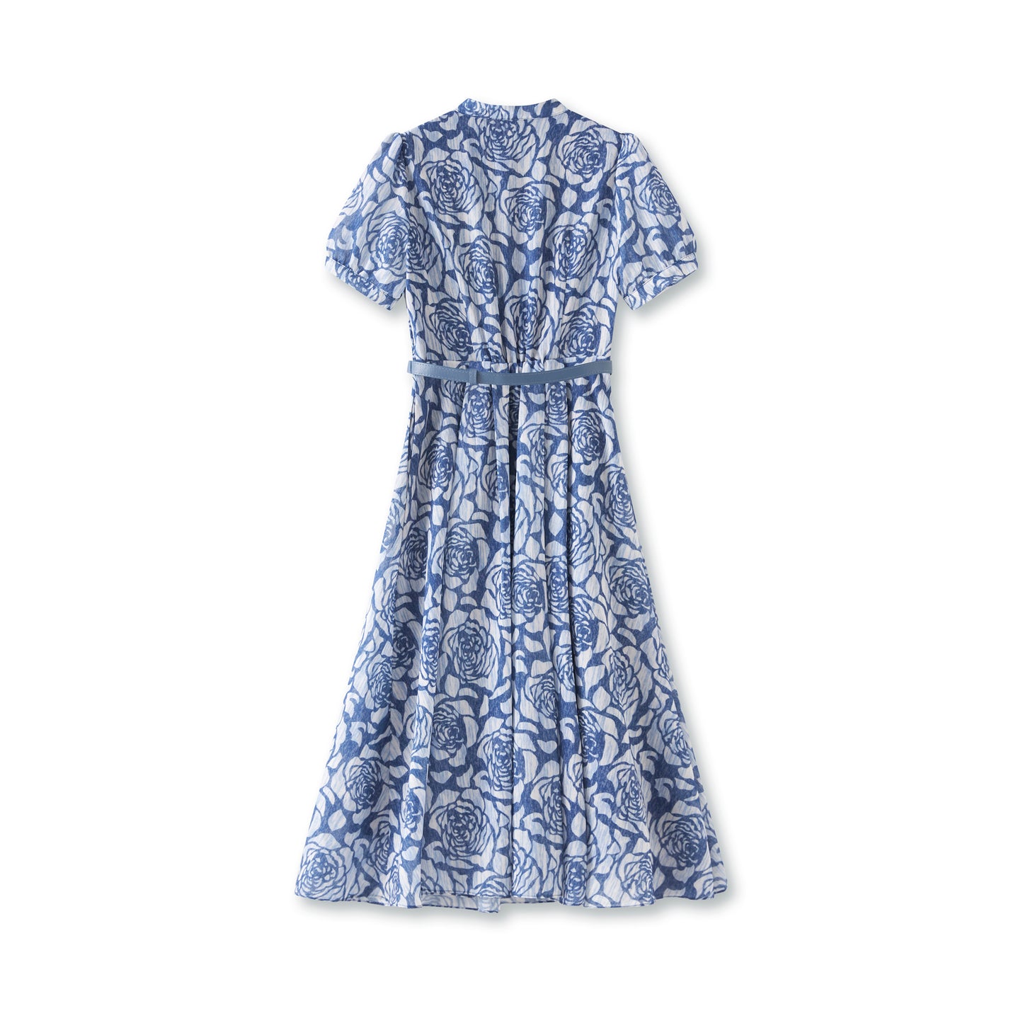 25ss Fashionable and retro slimming dress with a cinched waist
