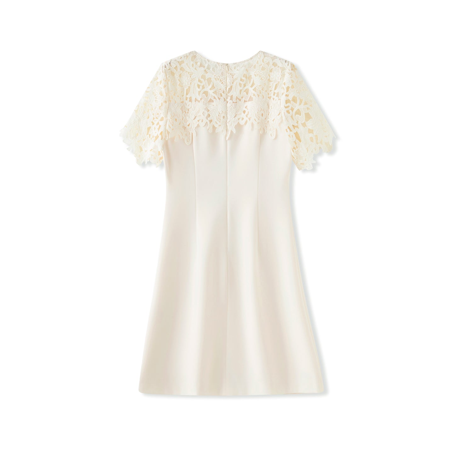 25ss Lace embroidered dress