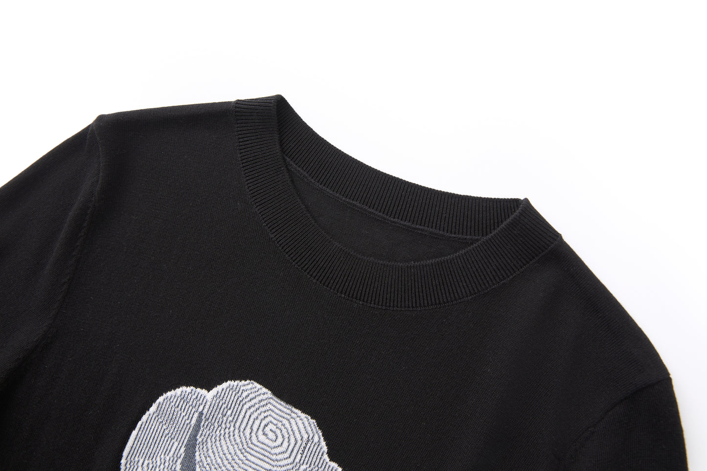 25ss Tencel wool breathable knitted short-sleeved T-shirt