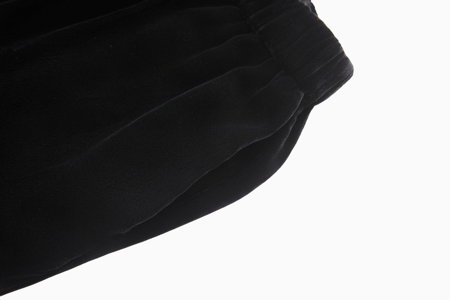 25ss Fashionable velvet elastic casual pants