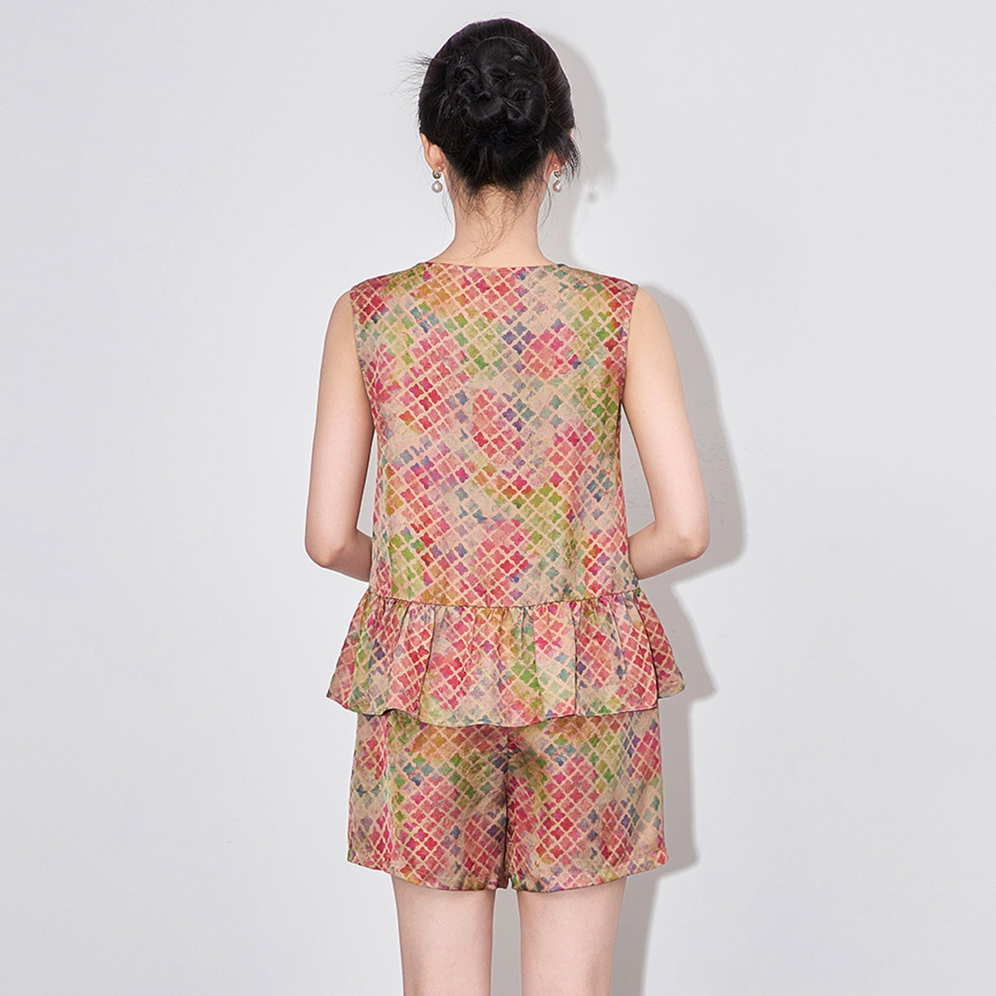 25ss A two-piece set of Chinese-style jacquard waistcoats
