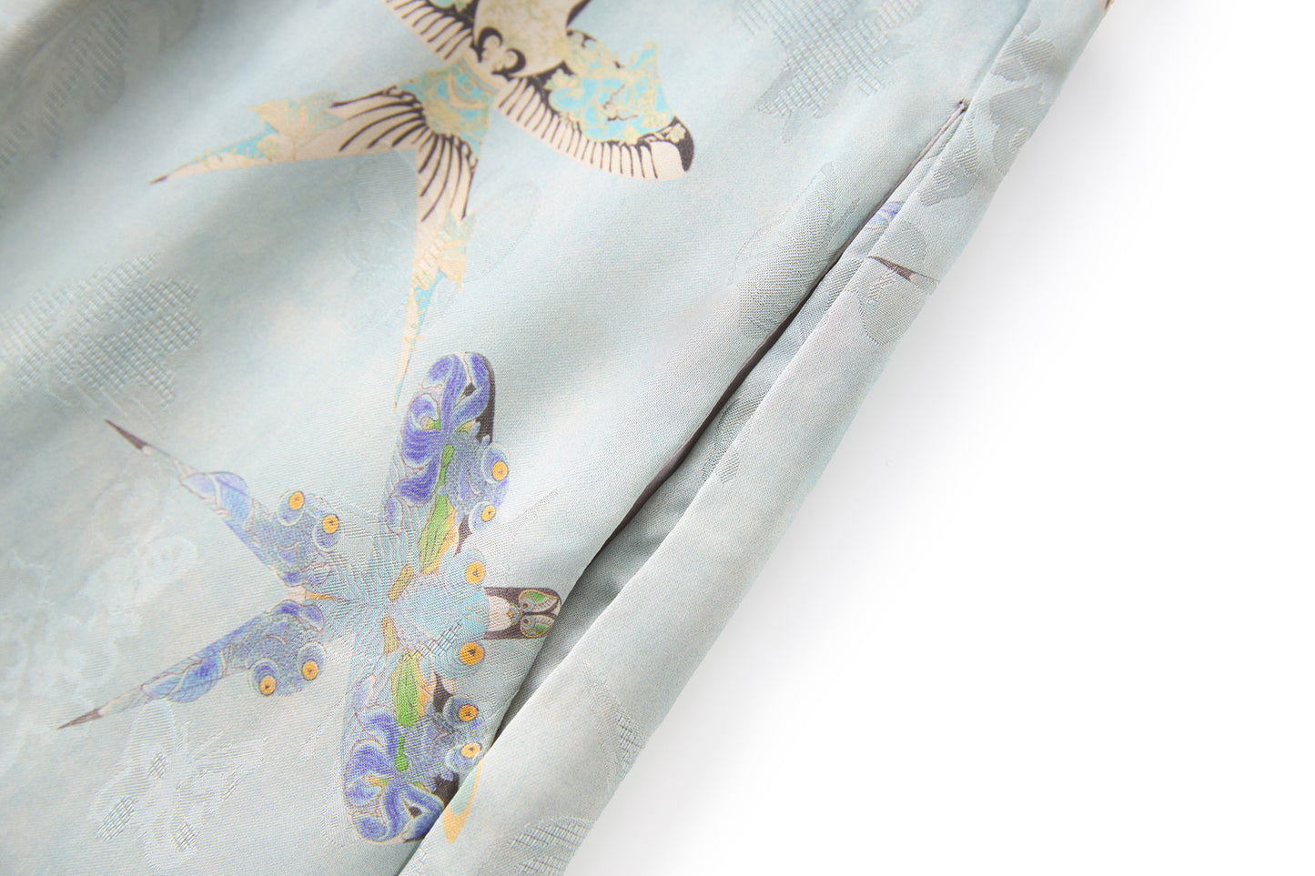 25ss Chinese-style jacquard cheongsam dress