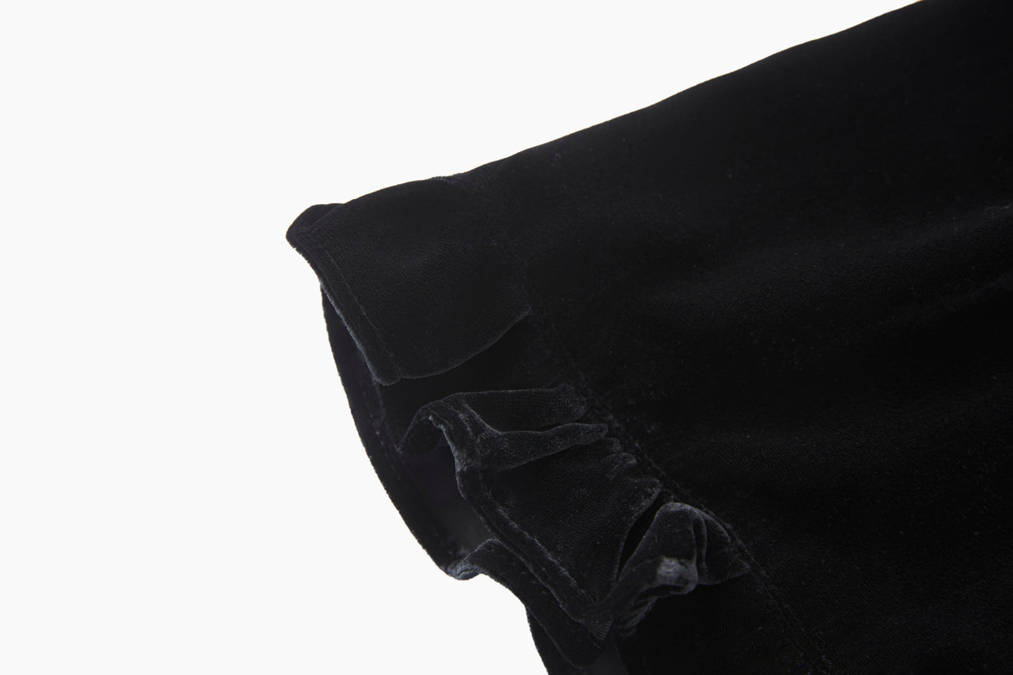 25ss Fashionable velvet elastic casual pants