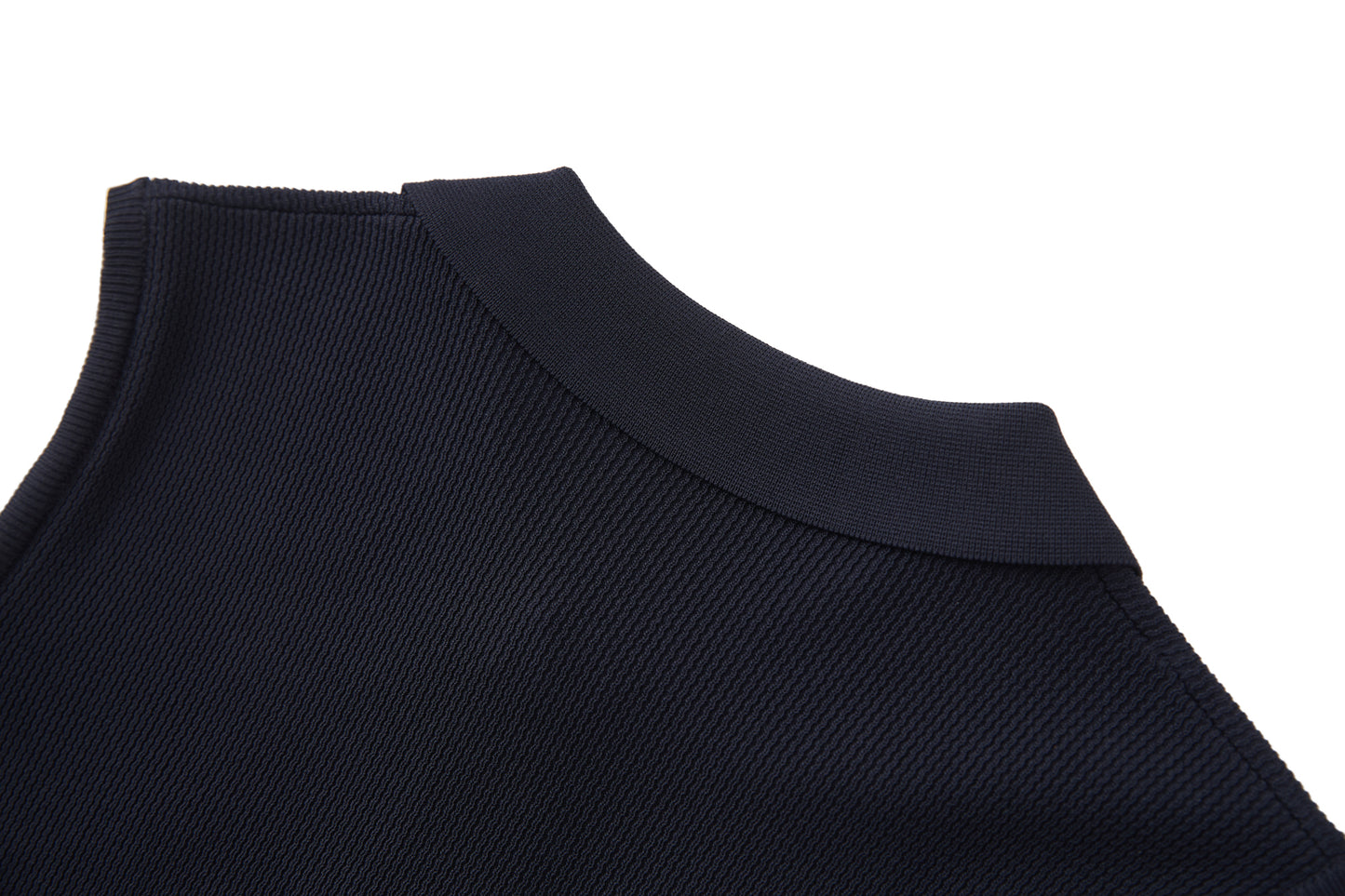 25ss Ice silk yarn striped patchwork knitted T-shirt