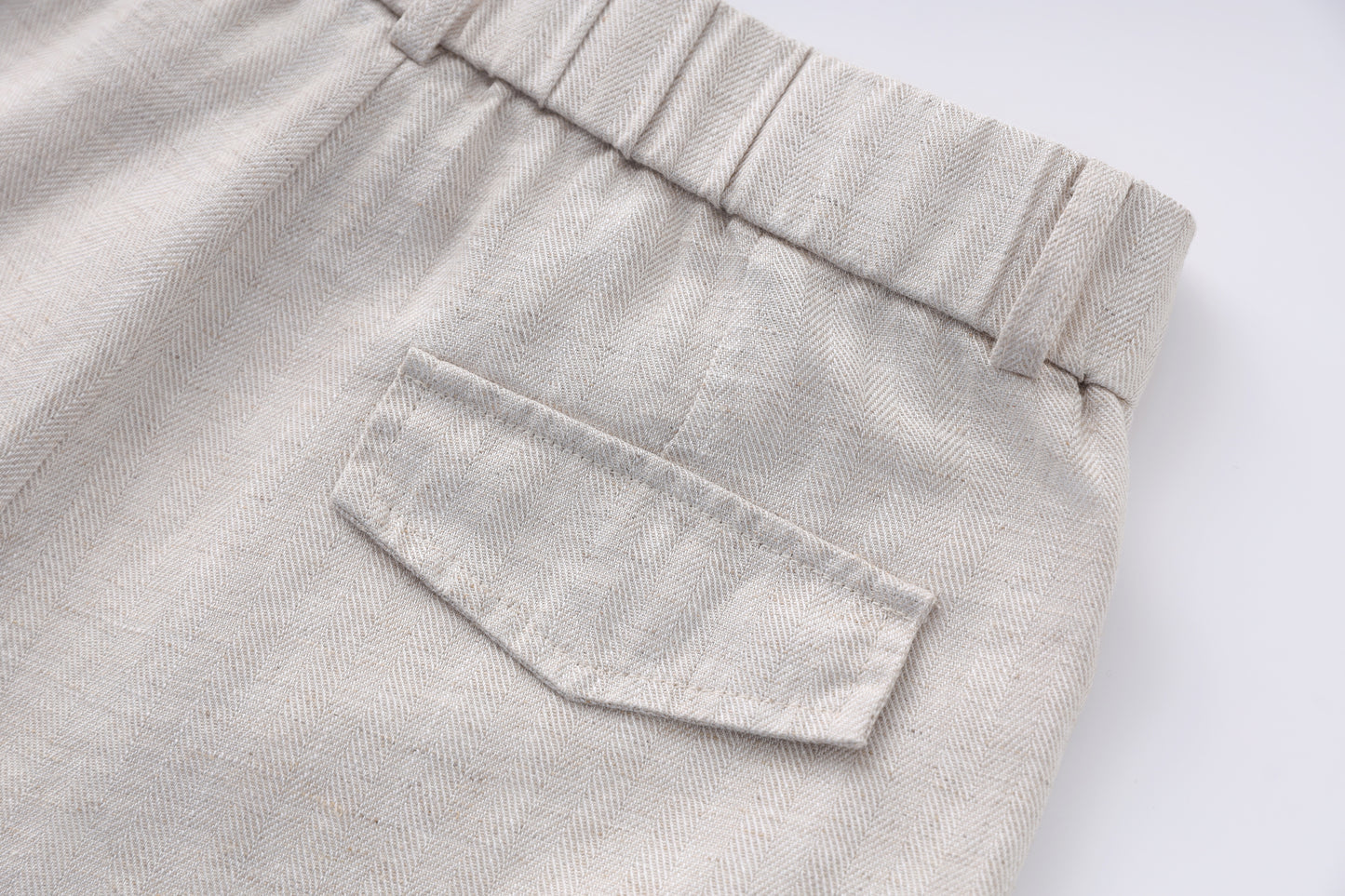 25ss Tencel linen straight-leg pants