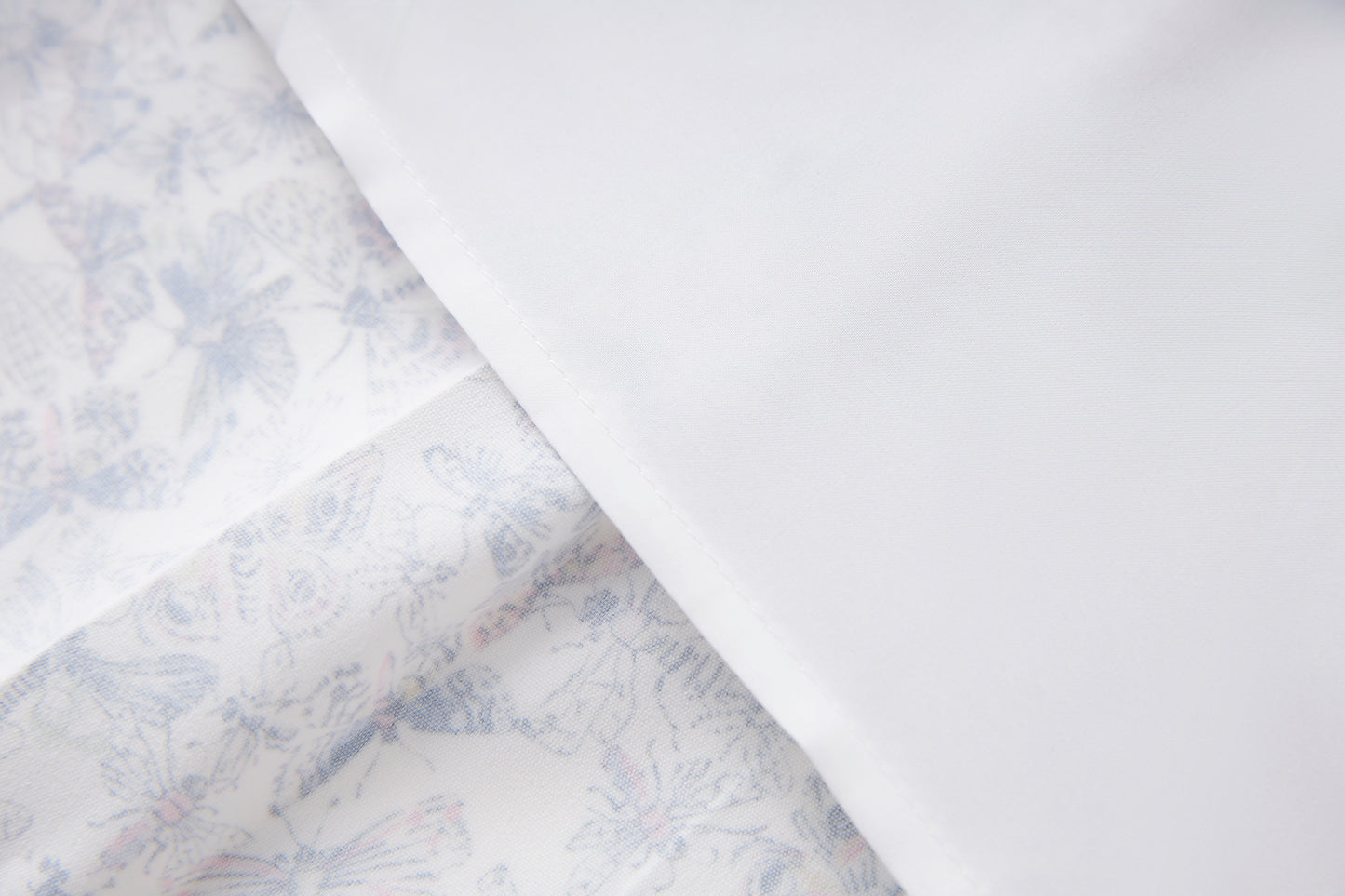 25ss Butterfly printed short-sleeved cinched-waist dress