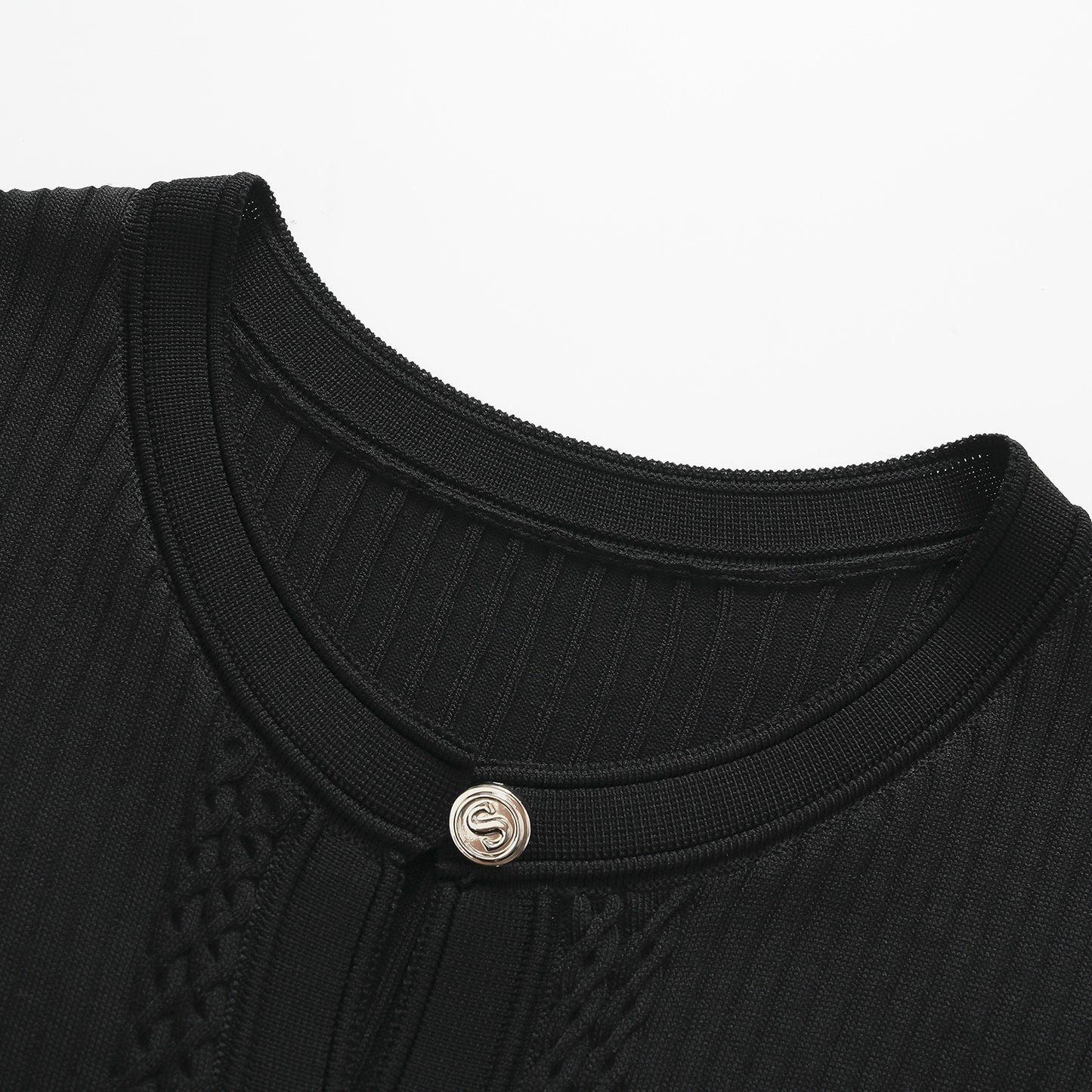 25ss Early autumn French chanel-style knitted dress