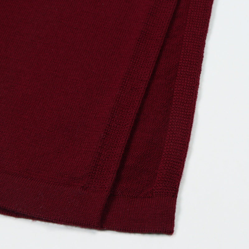 25ss High-neck sleeveless wool knitted dress for autumn and winter
