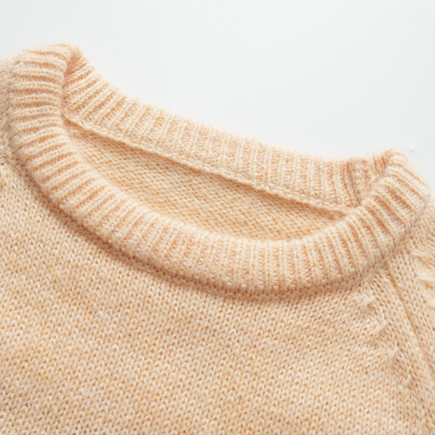 25ss Autumn color-block long-sleeved knitwear