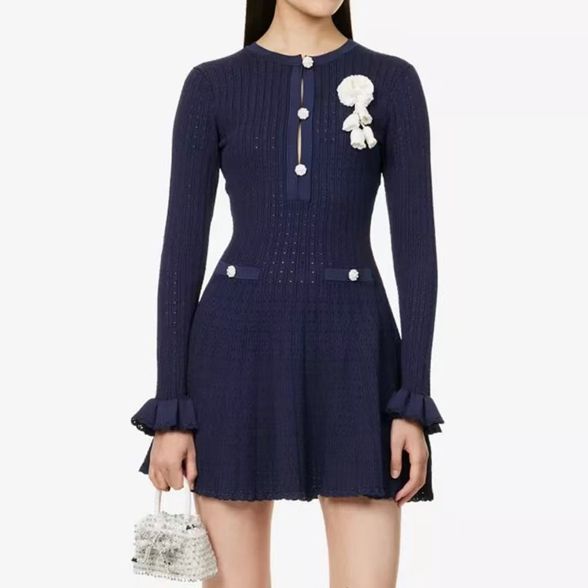 25ss European and American autumn slimming dresses