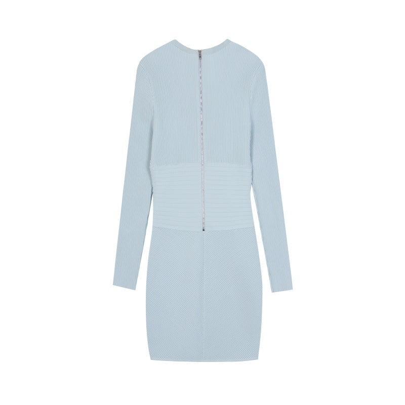 25ss Elegant knitted dress for autumn and winter