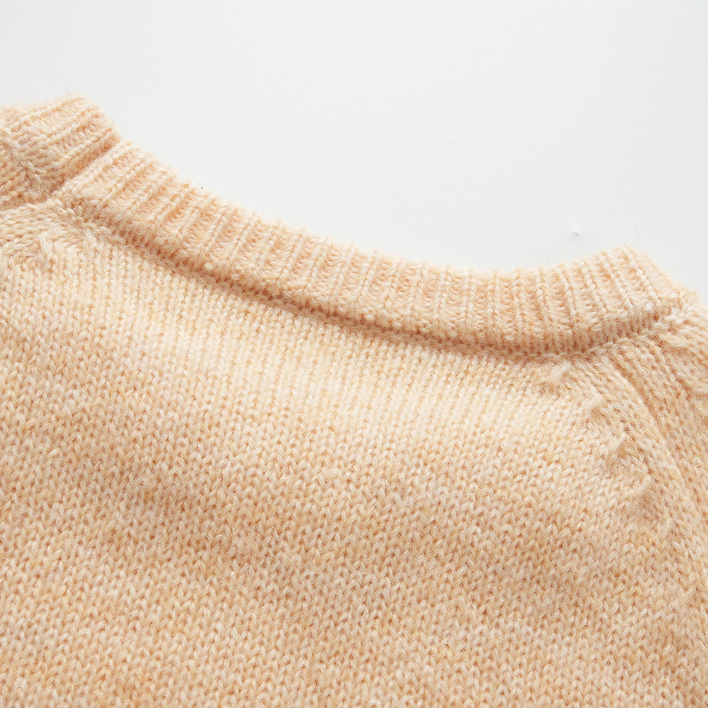 25ss Autumn color-block long-sleeved knitwear