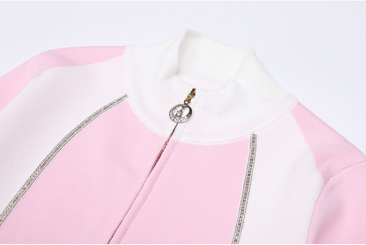25ss Spring and Autumn Knitted Chanel-style set