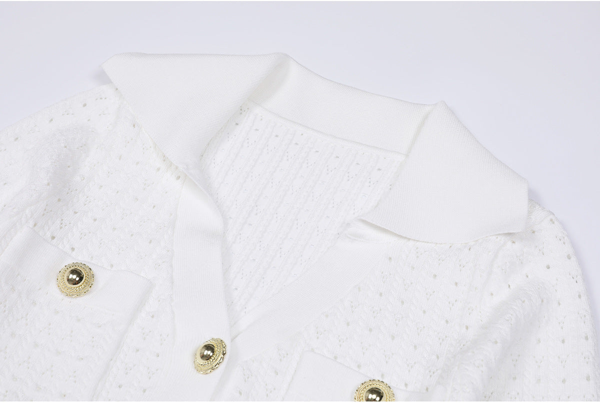 25ss European and American fashionable knitted dress