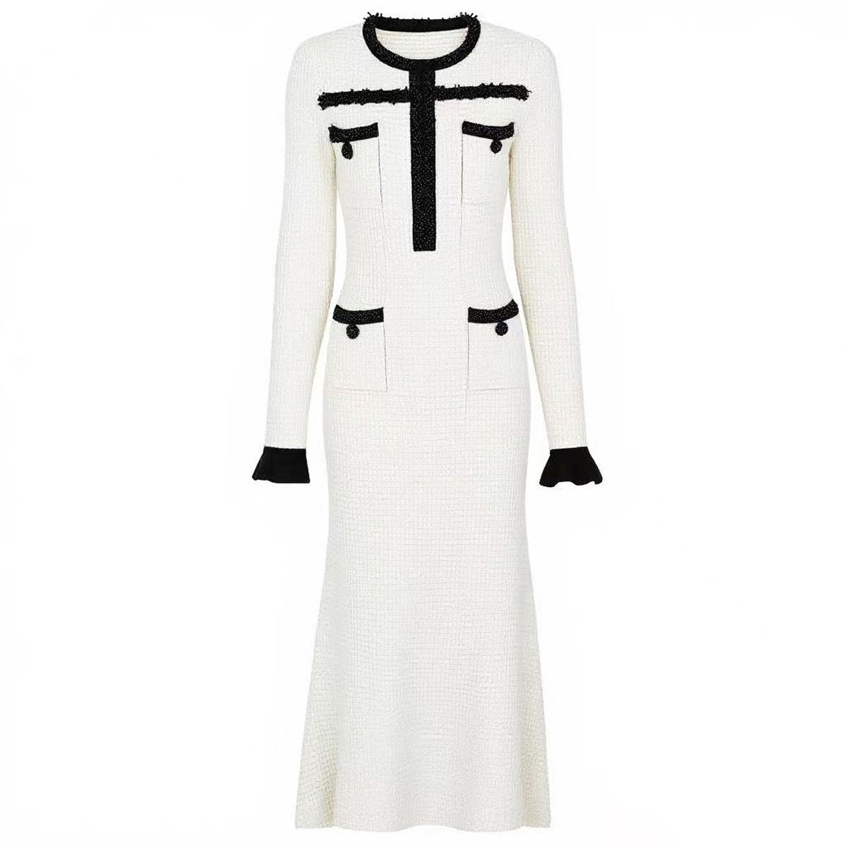 25ss European and American autumn and winter knitted dresses