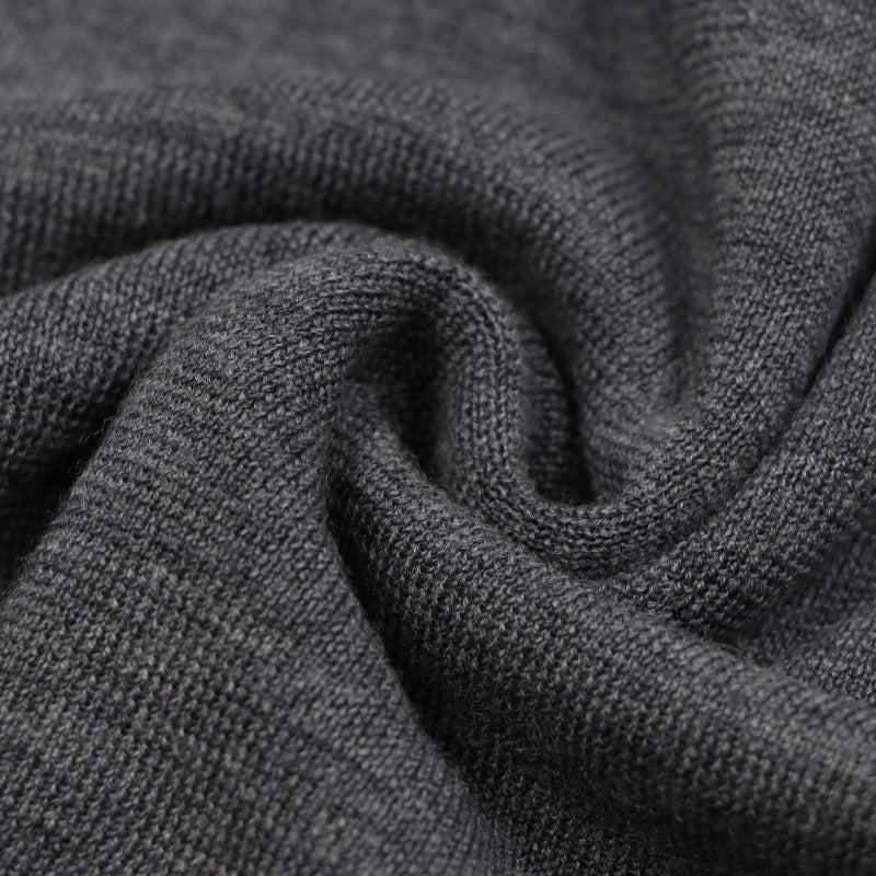 25ss One-shoulder wool knitted dress for autumn and winter