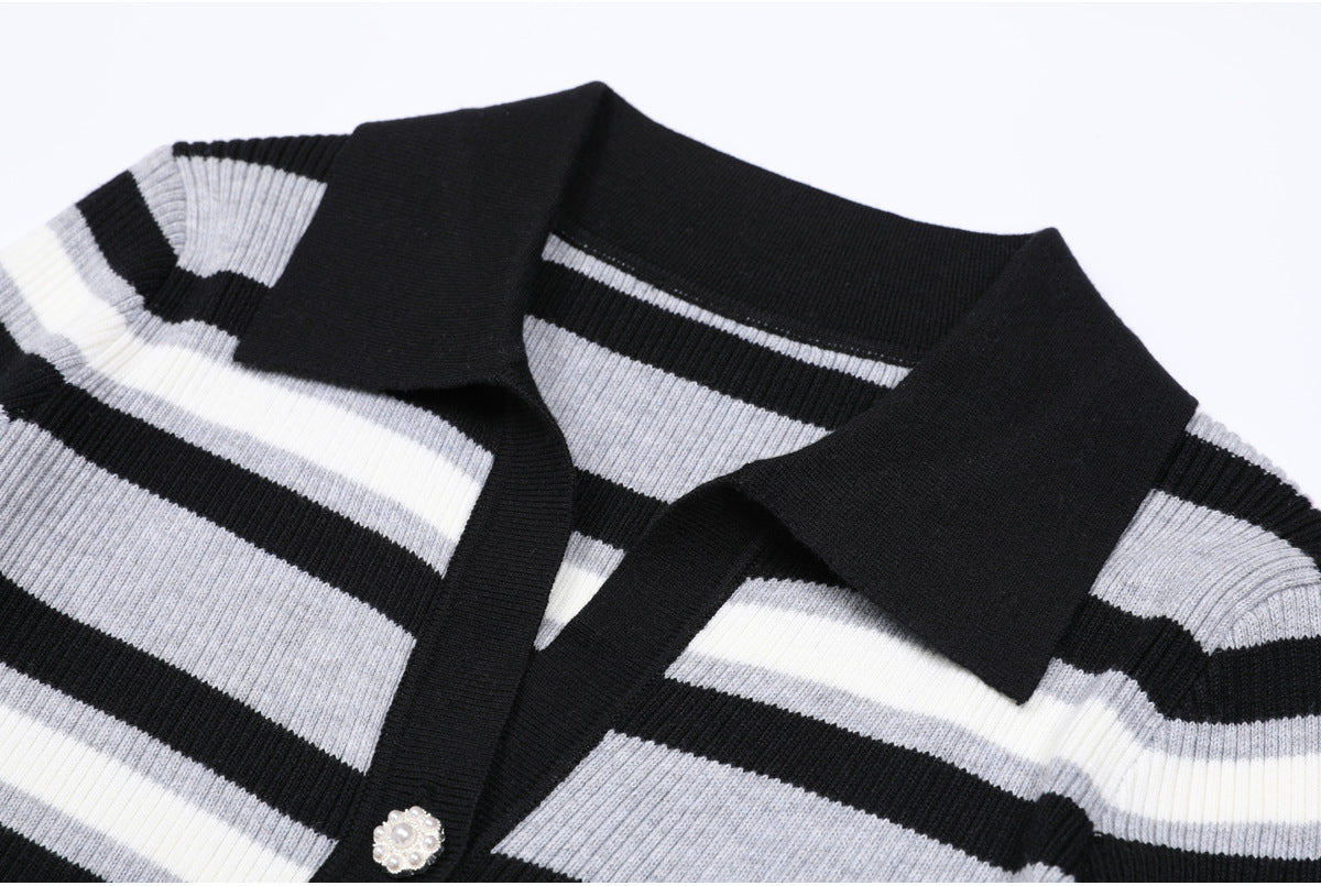 25ss Spring and Autumn fashion classic coat knitted sweater