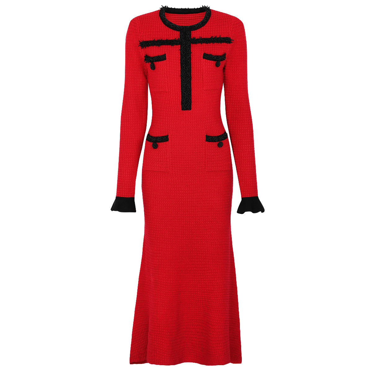 25ss European and American autumn and winter knitted dresses