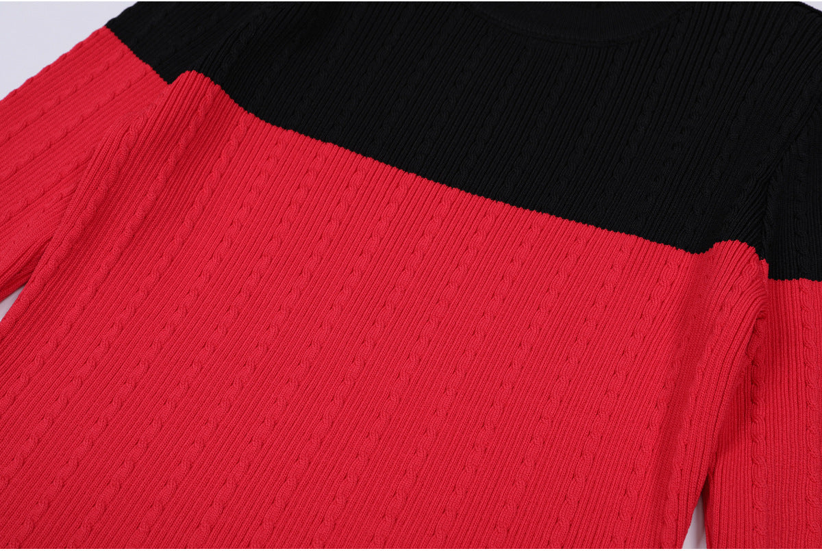 25ss A versatile wool blend knitted sweater for spring and autumn
