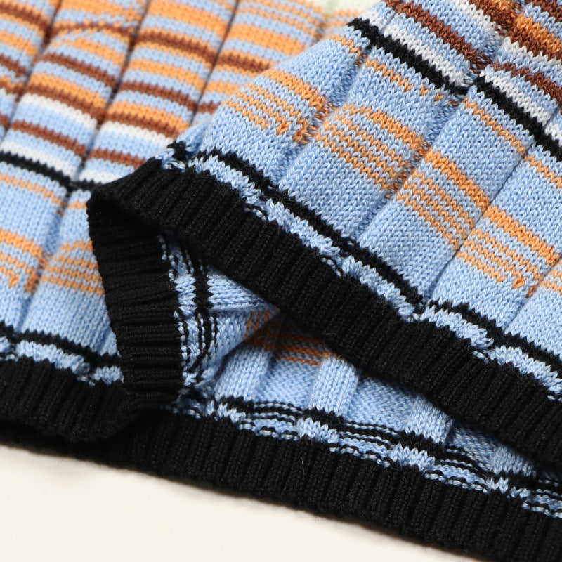 25ss Spring and summer sleeveless knitted casual suit