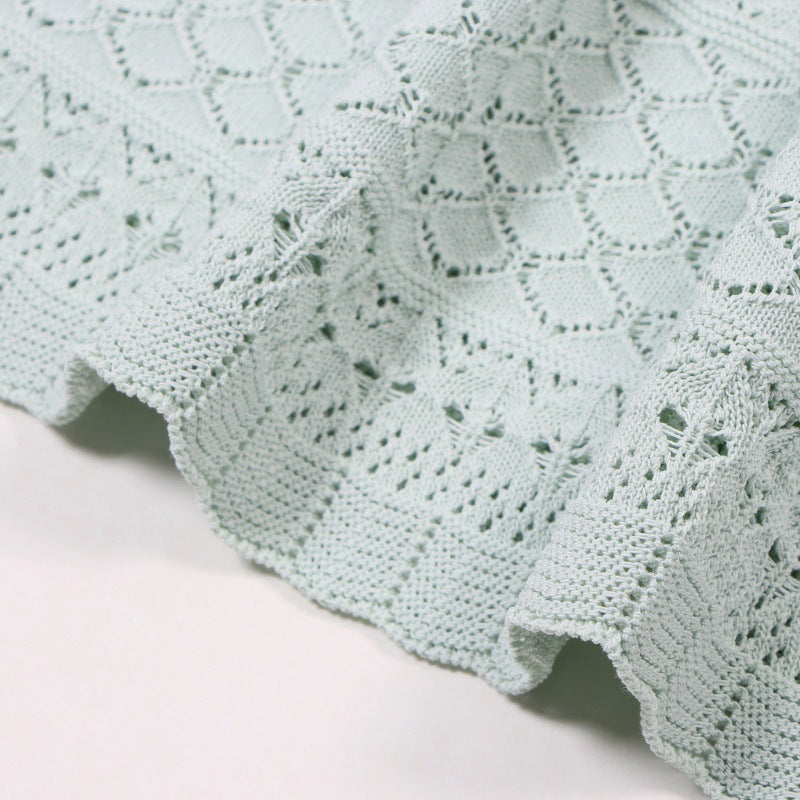 25ss Mid-length knitted dress for spring and summer