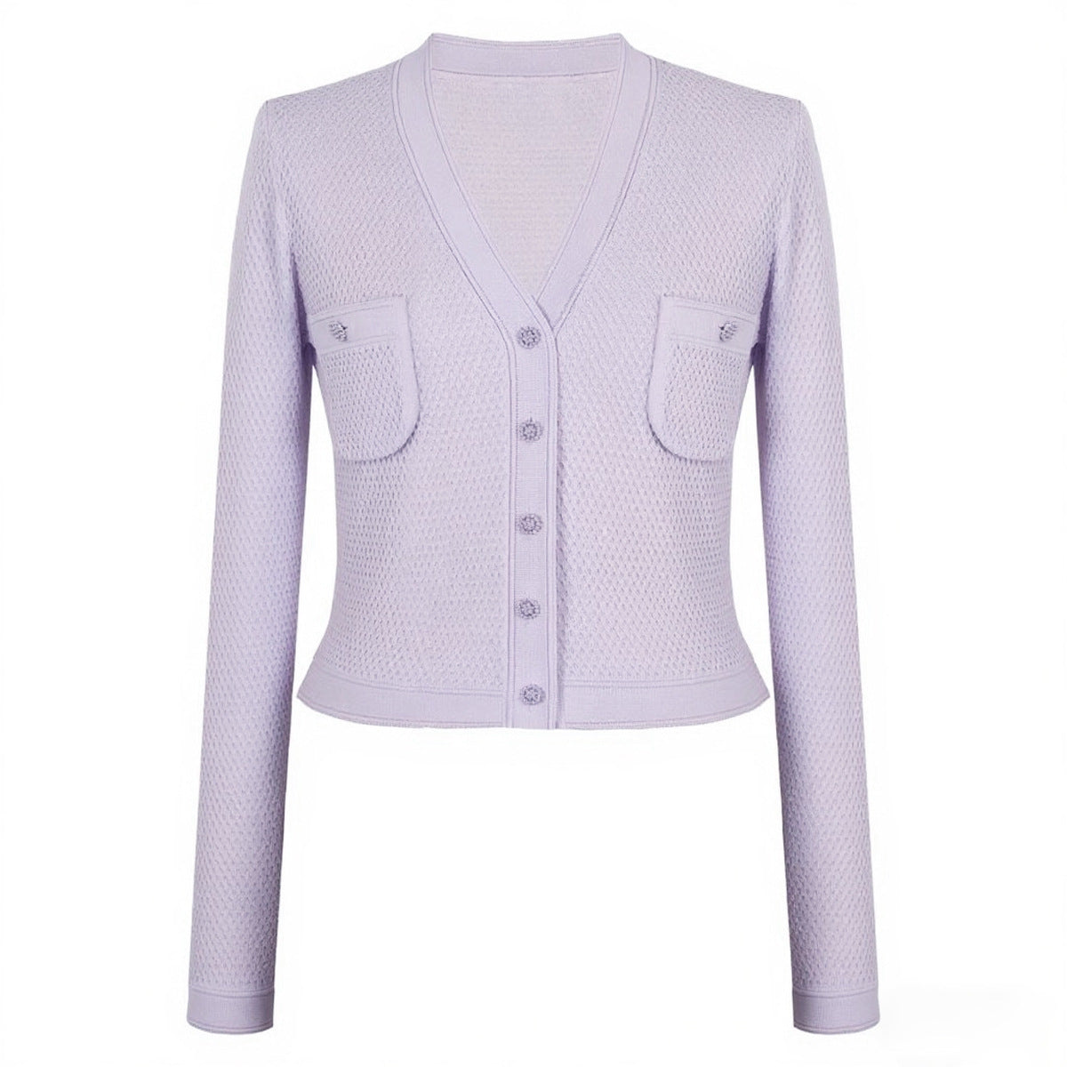25ss A slimming knitted sweater coat for socialite