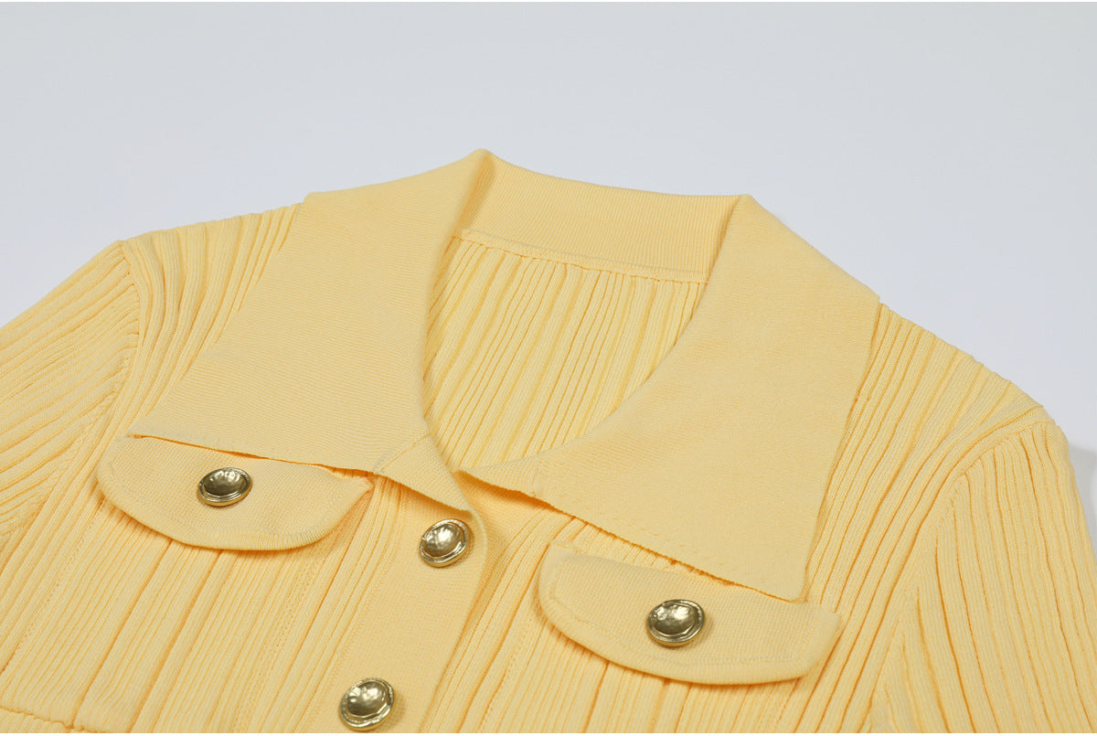25ss A slim-fitting dress for European and American socialites