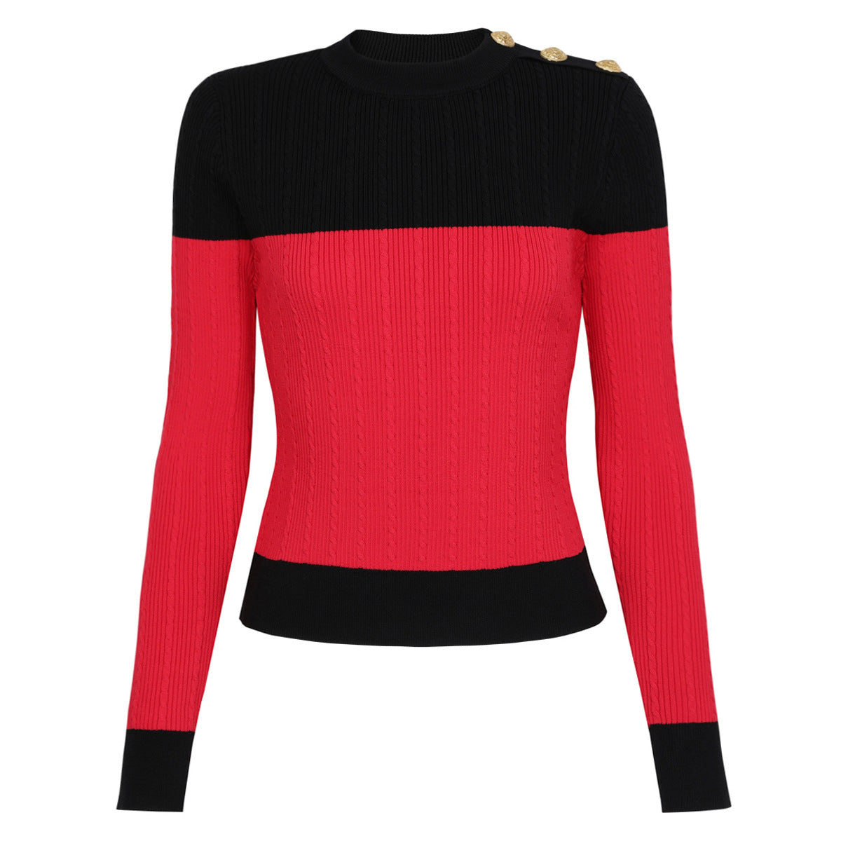 25ss A versatile wool blend knitted sweater for spring and autumn