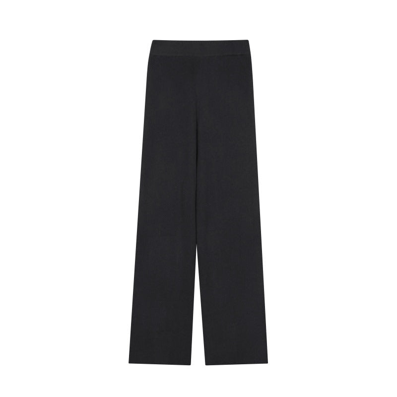 25ss Spring and Autumn Polo collar cashmere knitted casual suit