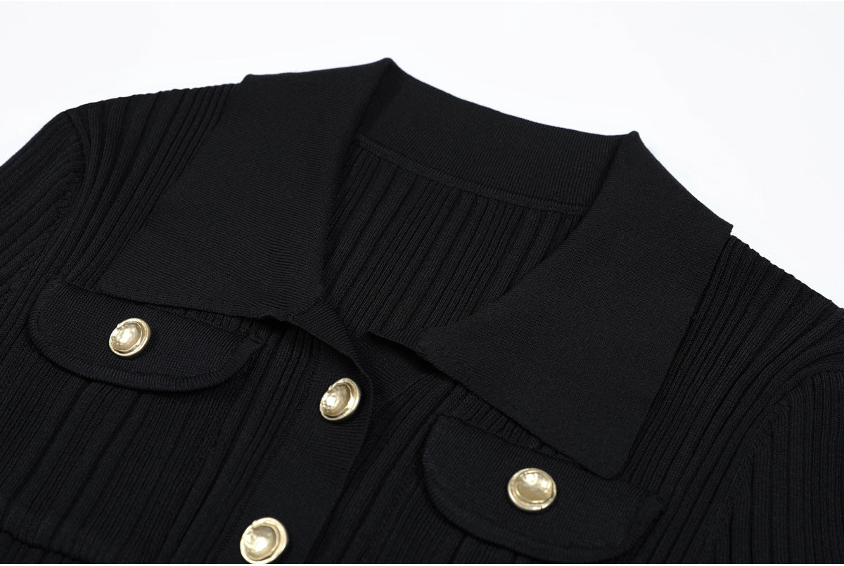 25ss A slim-fitting dress for European and American socialites