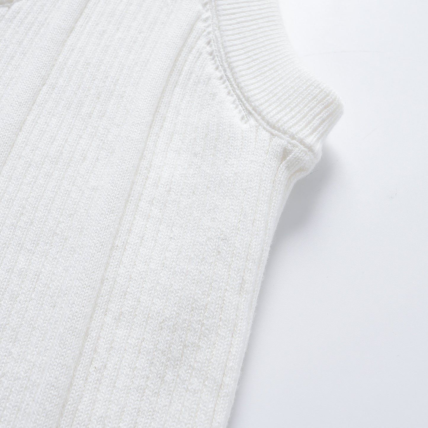 French - Style Logo - Embellished Grid - Paneled Sleeveless Knit Dress