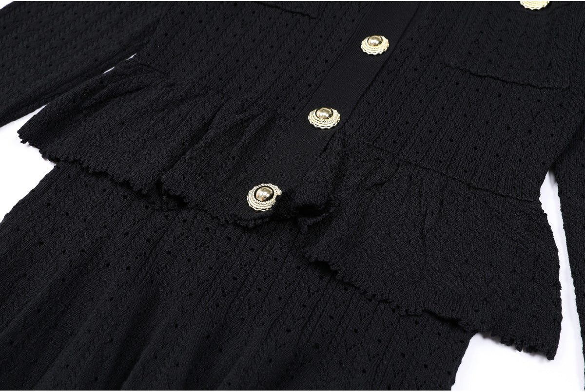 25ss European and American fashionable knitted dress