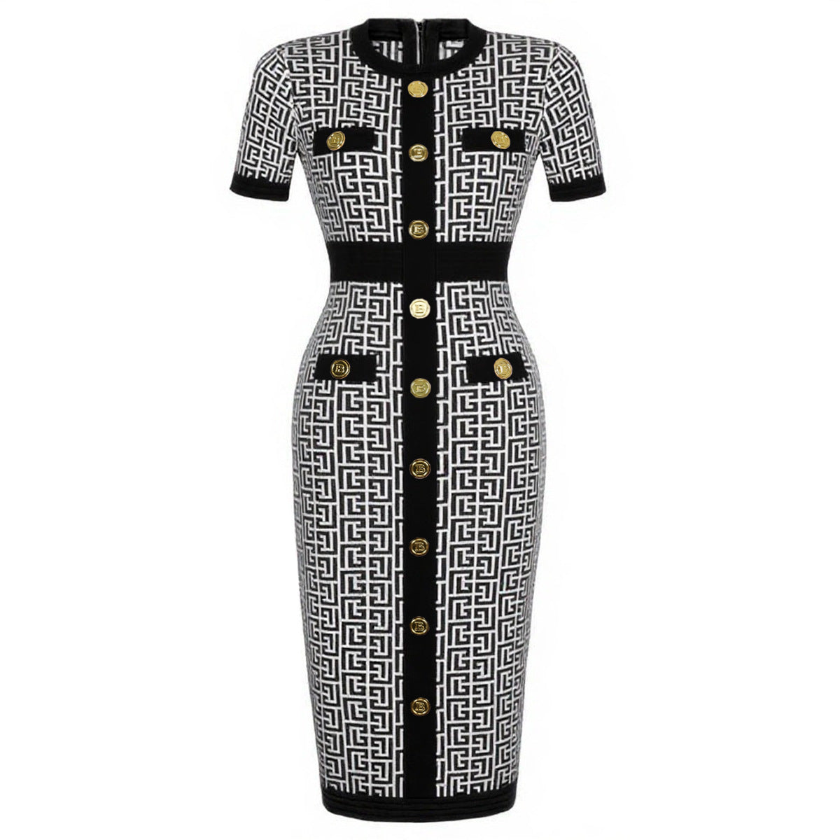 25ss Classic and versatile body-hugging dress