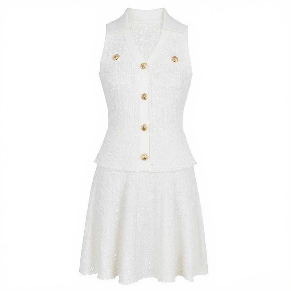 25ss A sleeveless dress for a European and American socialite
