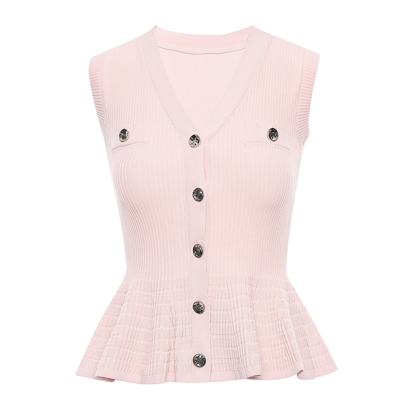 25ss A slim sleeveless top for a chic socialite