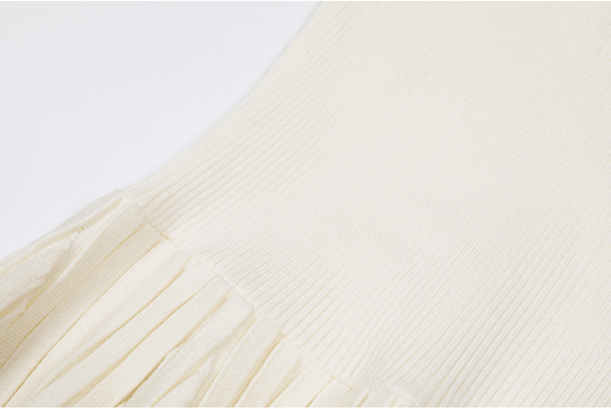 25ss Knitted dress for European and American socialites