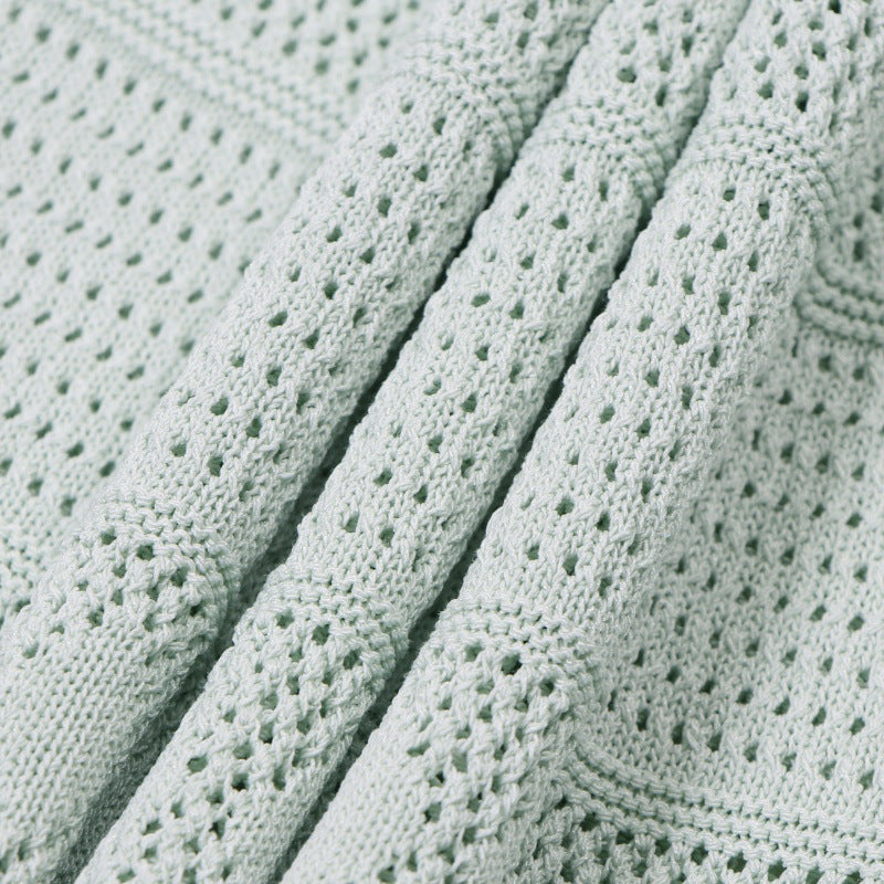 25ss Mid-length knitted dress for spring and summer