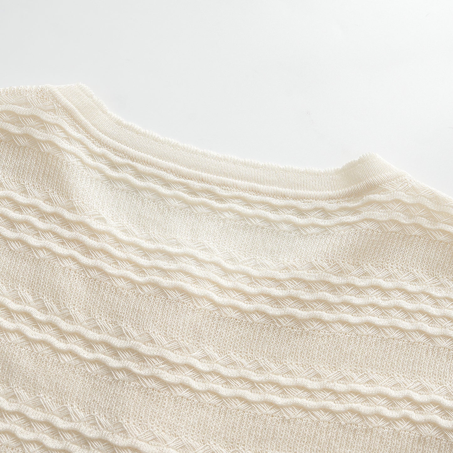 25ss Early autumn ruffled hem knitted cardigan