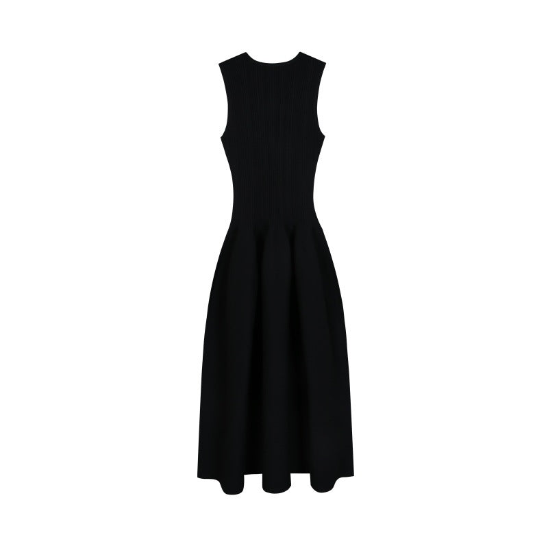 25ss Spring and summer lady's beaded A-line dress