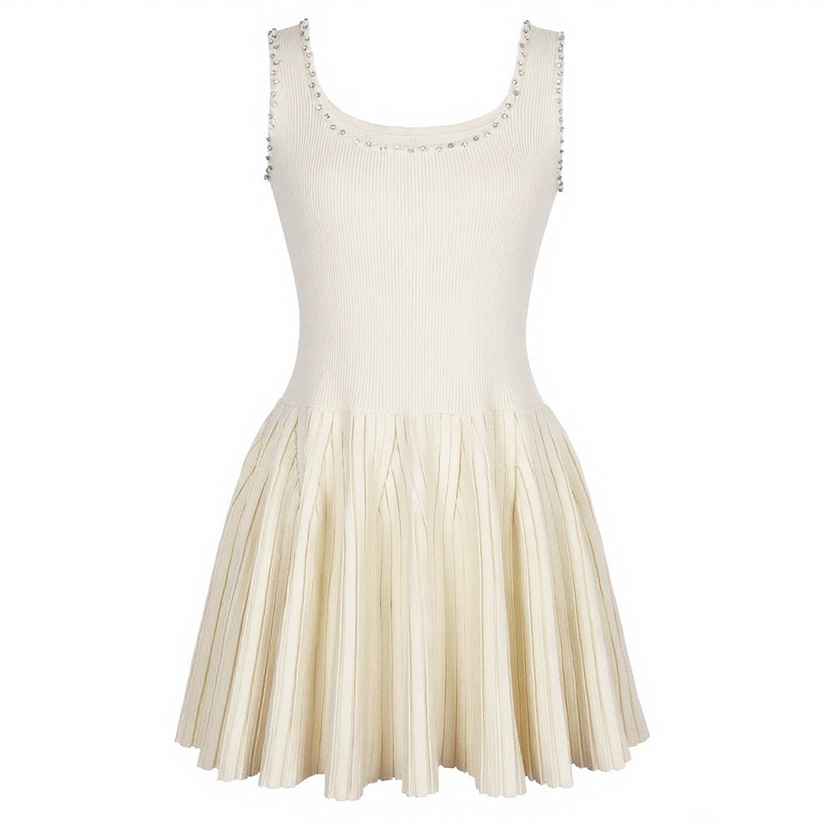 25ss Knitted dress for European and American socialites