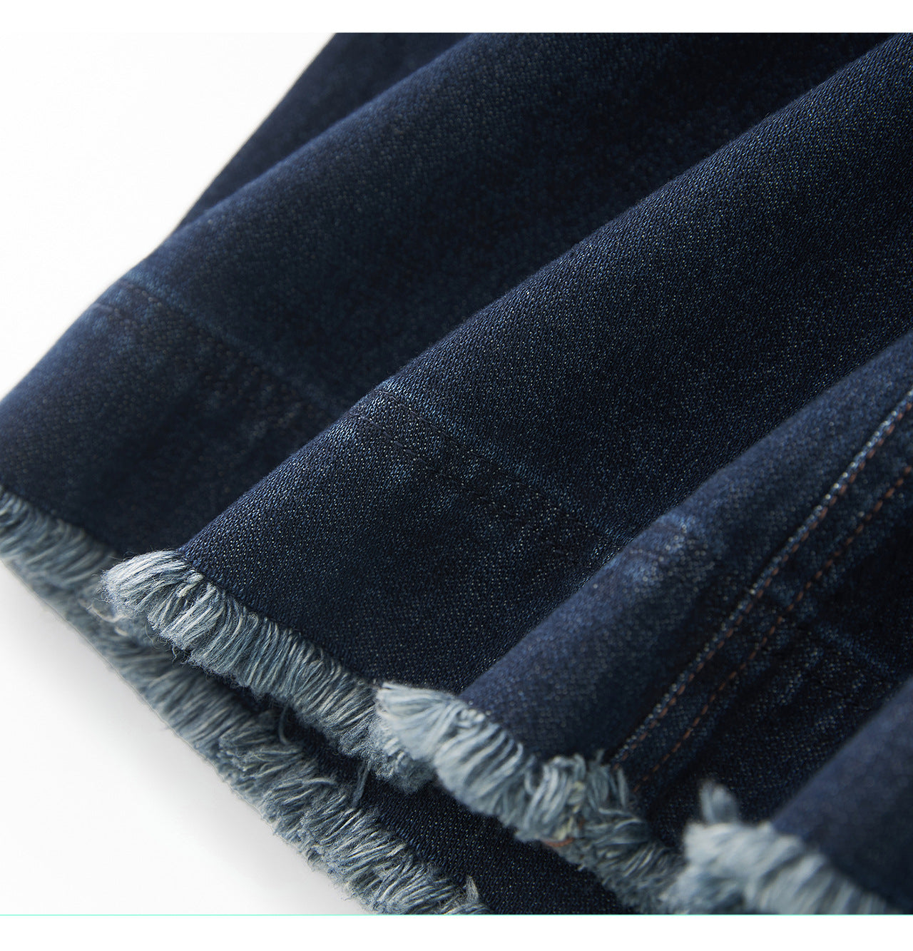 25ss Retro classic Hong Kong-style slit high-waisted denim dress