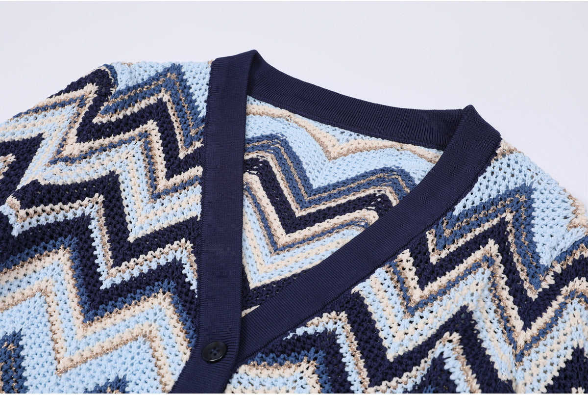 25ss Slimming long-sleeved knitted sweater coat