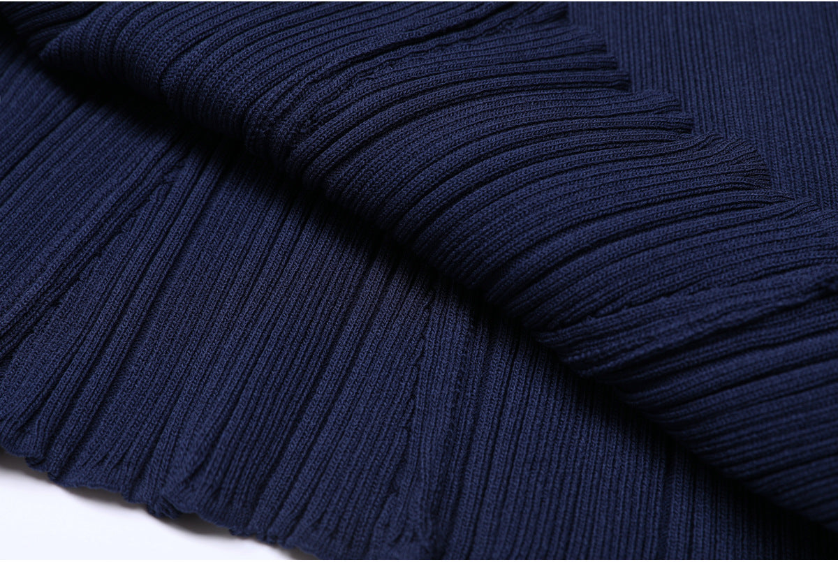 25ss Summer short-sleeved ladylike knitted short skirt