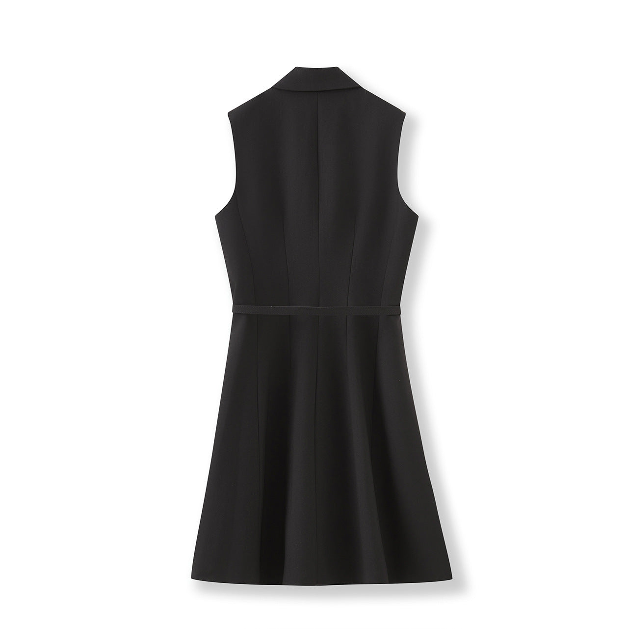 25ss Elegant commuting workplace sleeveless vest dress