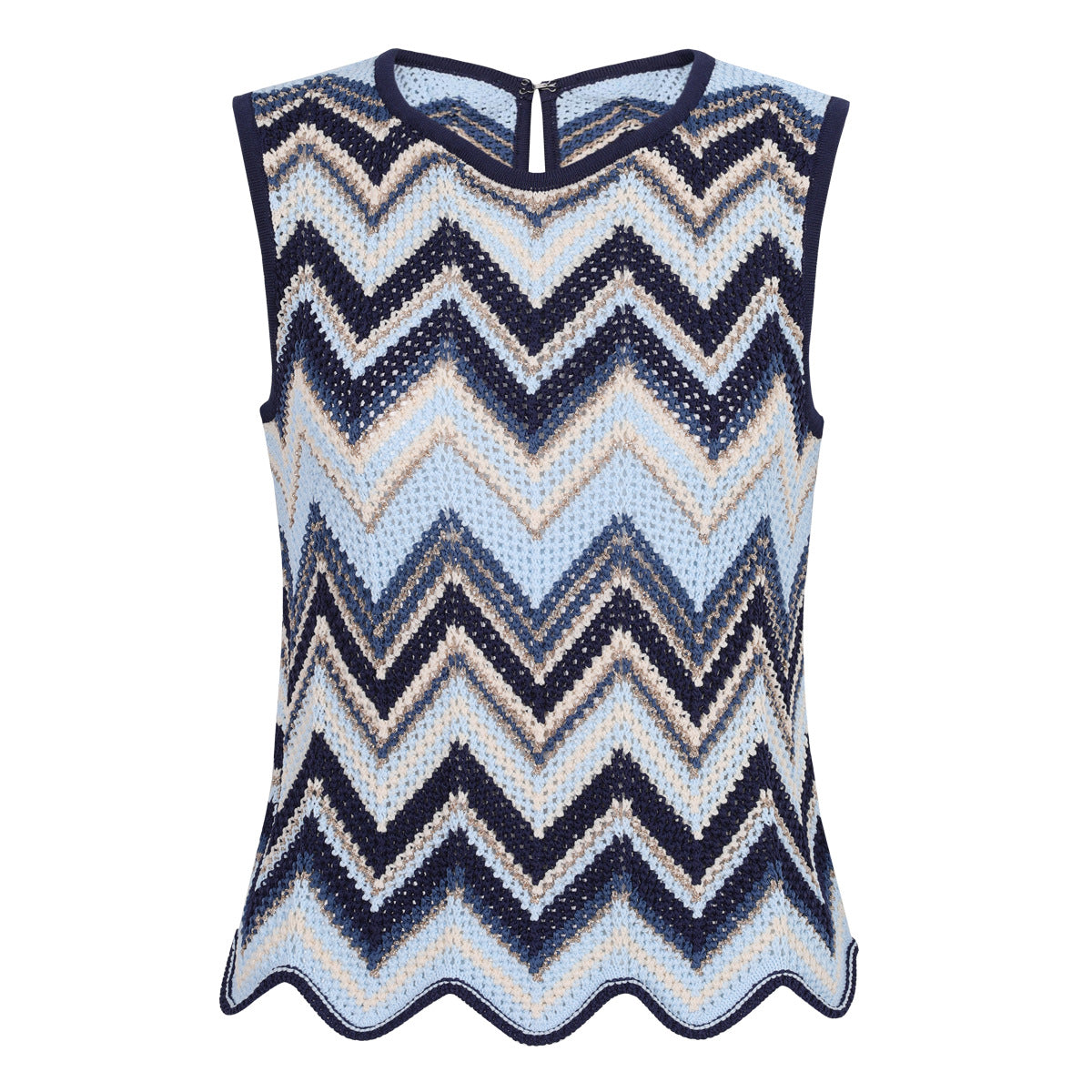 25ss Sleeveless knitted top for slimming in summer and autumn